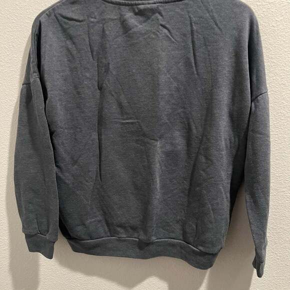 Disney The Little Mermaid Ariel and Flounder Girls Oversized Sweatshirt - Picture 2 of 4